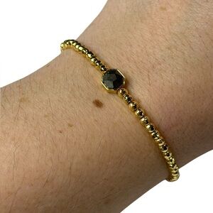 Gresham Hematite Elastic Bracelet